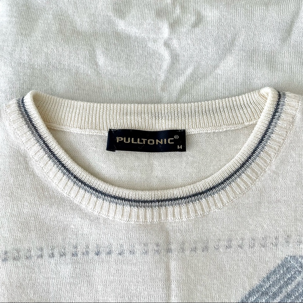 Pulltonic Wool / Cotton Blend Sweater - Picture 11 of 16
